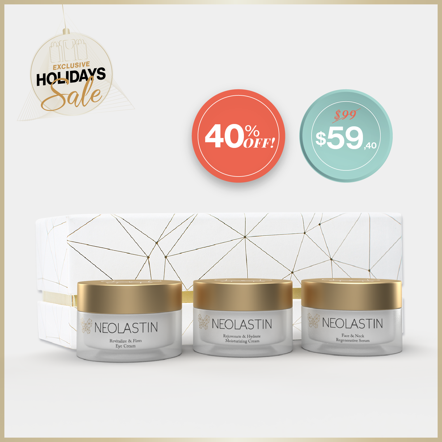 Beautiful Skin Trio HOLIDAY SALE 40% OFF